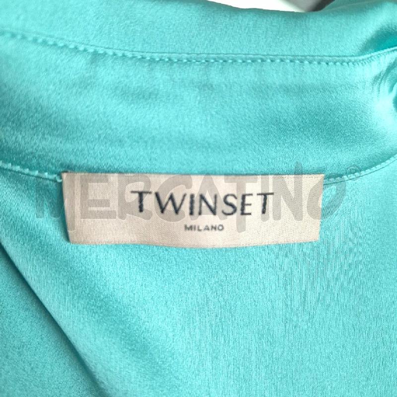 CAMICIA DONNA TWINSET VERDE NODO | Mercatino dell'Usato Cervia 5