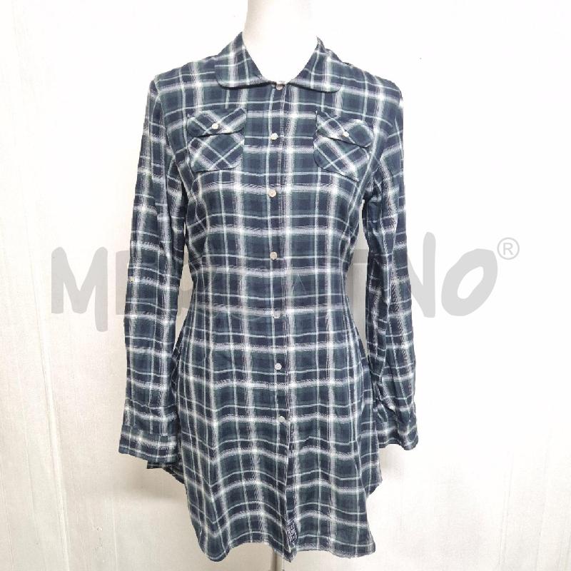 CAMICIA DONNA WOOLRICH SCOZZ BLU VERD | Mercatino dell'Usato Cervia 1