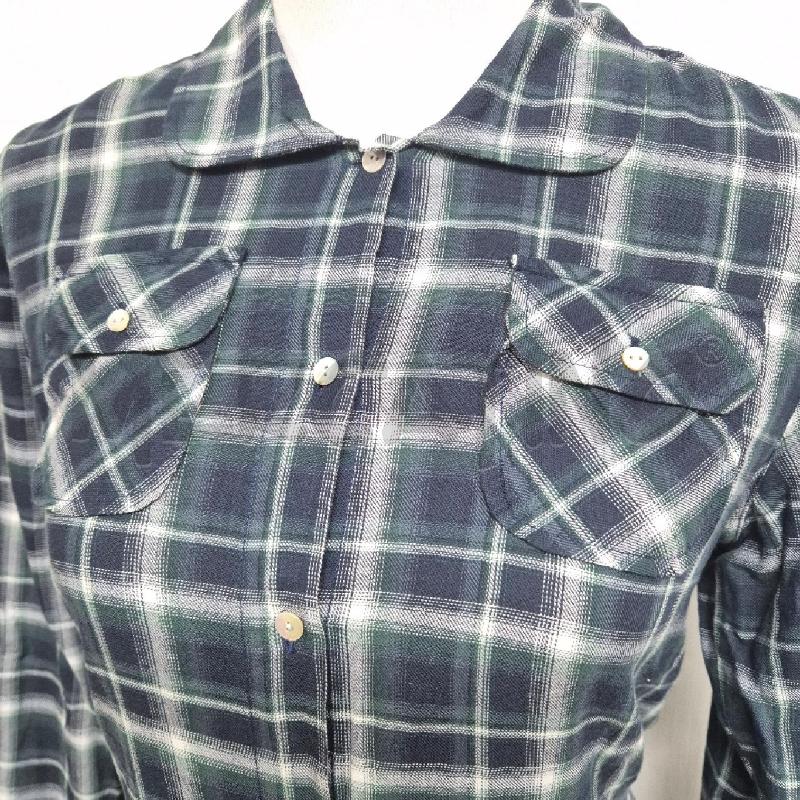 CAMICIA DONNA WOOLRICH SCOZZ BLU VERD | Mercatino dell'Usato Cervia 2