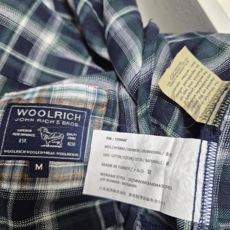 CAMICIA DONNA WOOLRICH SCOZZ BLU VERD | Mercatino dell'Usato Cervia 5
