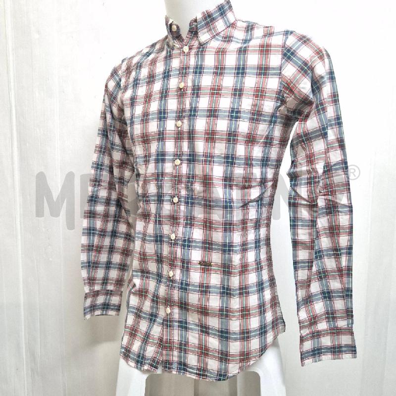 CAMICIA UOMO DSQUARED SCOZZESE BIANCA BLU ROSSA | Mercatino dell'Usato Cervia 3
