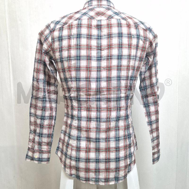 CAMICIA UOMO DSQUARED SCOZZESE BIANCA BLU ROSSA | Mercatino dell'Usato Cervia 4