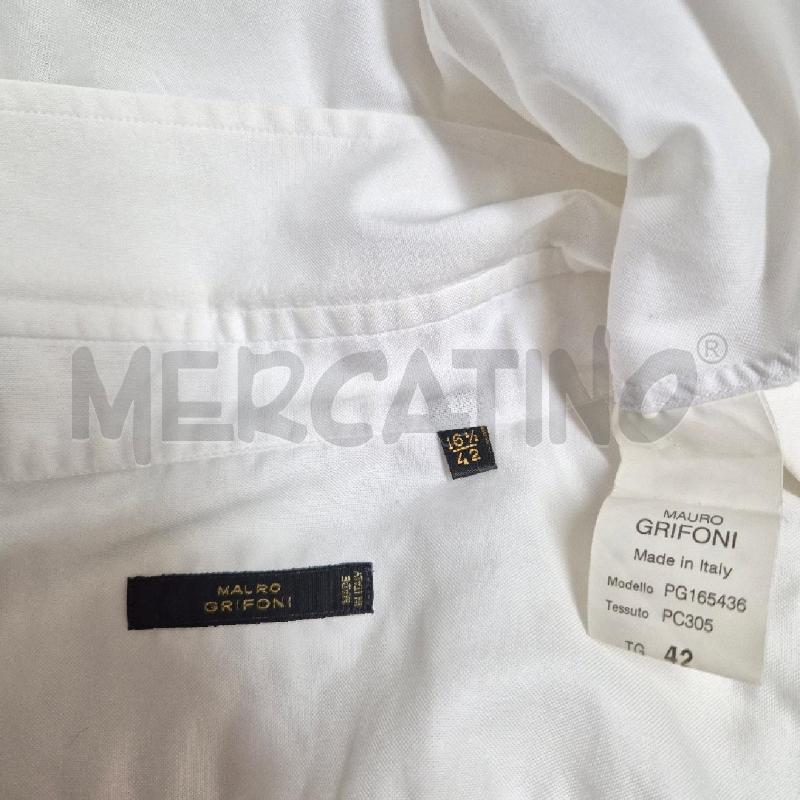 CAMICIA UOMO MAURO GRIFONI BIANCA | Mercatino dell'Usato Cervia 5