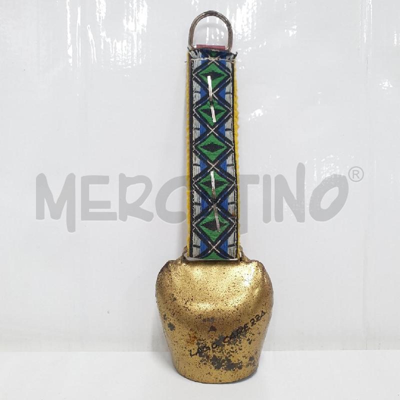 CAMPANACCIO METALLO FIORI TIROLESE | Mercatino dell'Usato Cervia 4