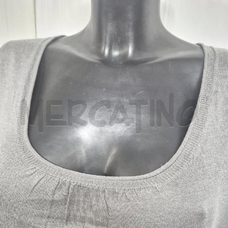 CANOTTA DONNA MARINA RINALDI GRIGIA SETA/CASHMIRE | Mercatino dell'Usato Cervia 3