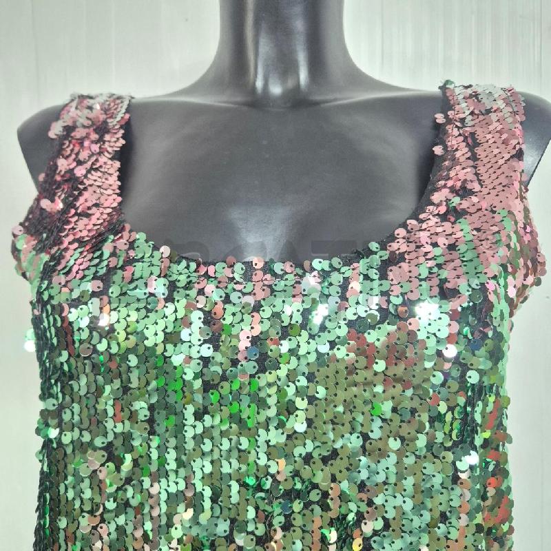 CANOTTA DONNA XETRA PAILLETTES MULTICOLOR  | Mercatino dell'Usato Cervia 2