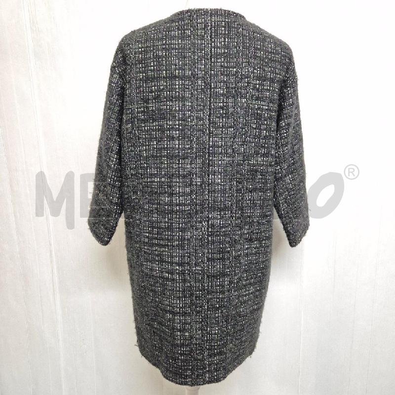 CAPPOTTO DONNA LAURA URBINATI TWEED VERDE VIOLA | Mercatino dell'Usato Cervia 3