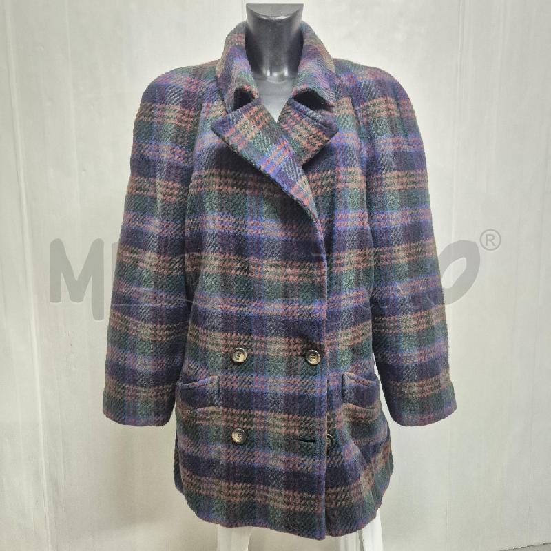 CAPPOTTO DONNA LUISA SPAGNOLI SCOZZESE  | Mercatino dell'Usato Cervia 1