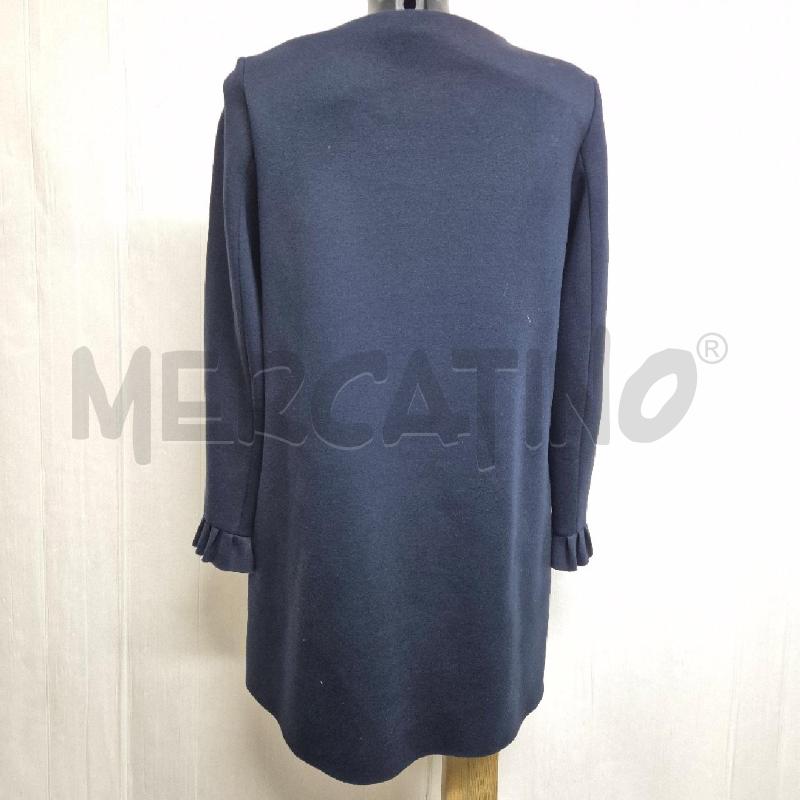 CAPPOTTO DONNA MASSIMO REBECCHI BLU POLSINI ROUGE | Mercatino dell'Usato Cervia 3