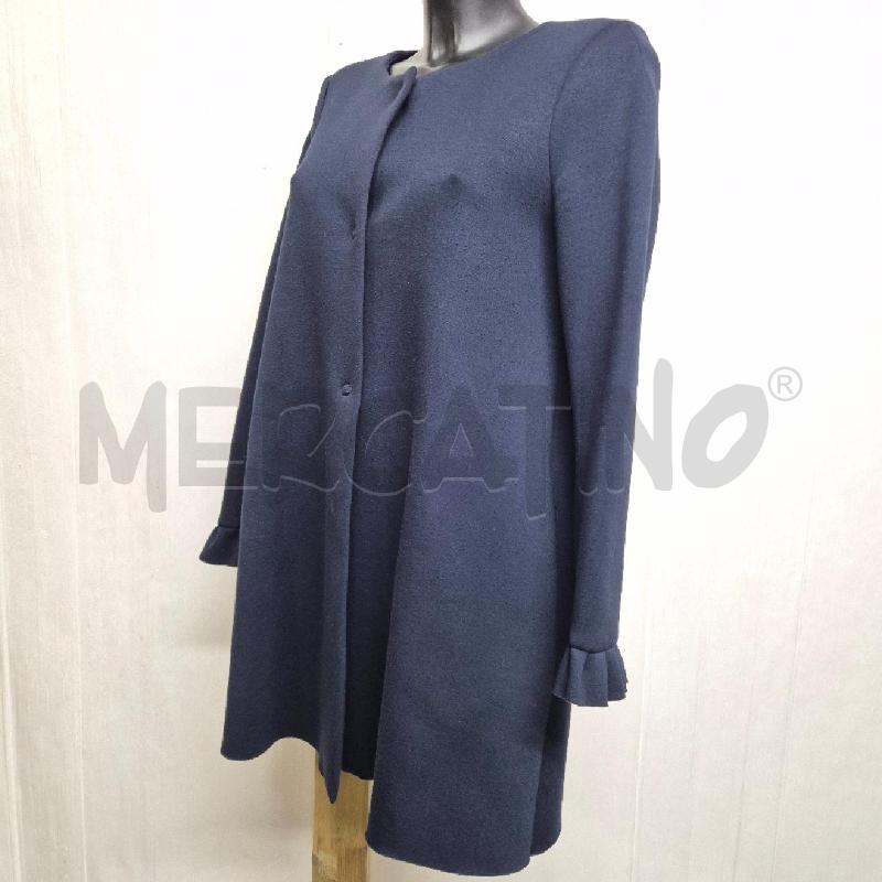 CAPPOTTO DONNA MASSIMO REBECCHI BLU POLSINI ROUGE | Mercatino dell'Usato Cervia 4