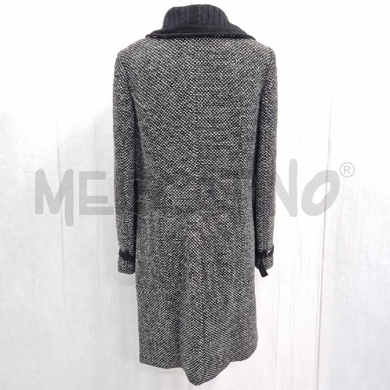 CAPPOTTO DONNA NERO BIANCO ACCIAIO | Mercatino dell'Usato Cervia 3