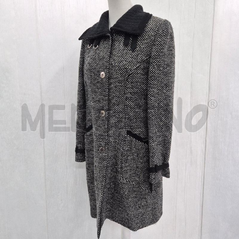 CAPPOTTO DONNA NERO BIANCO ACCIAIO | Mercatino dell'Usato Cervia 4