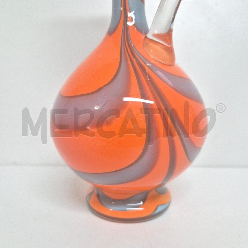 CARAFFA ARANCIONE GRIGIA MANICO TRASPARENTE H 35 | Mercatino dell'Usato Cervia 2