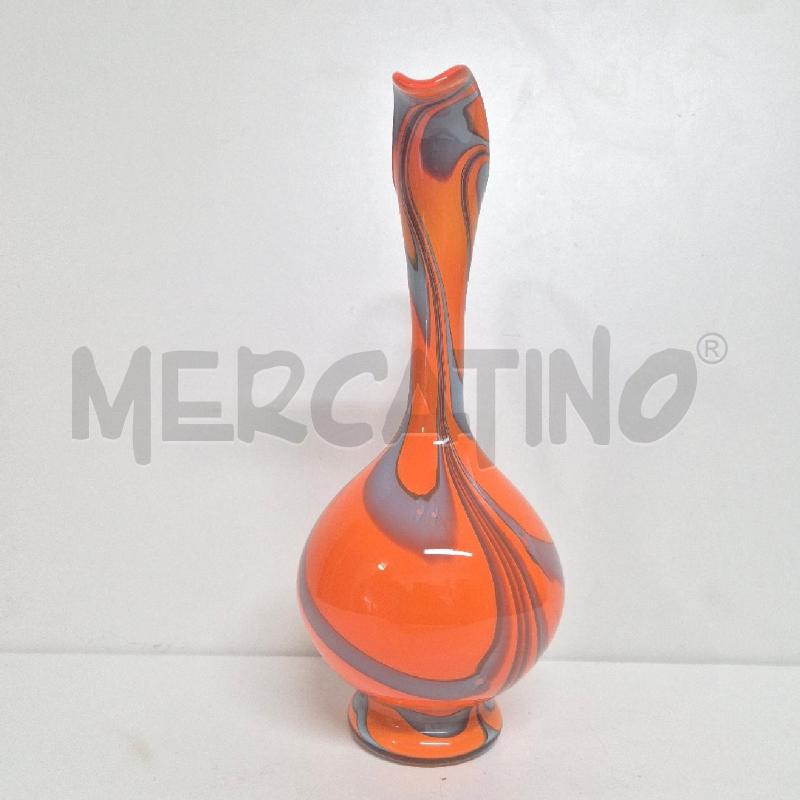 CARAFFA ARANCIONE GRIGIA MANICO TRASPARENTE H 35 | Mercatino dell'Usato Cervia 5