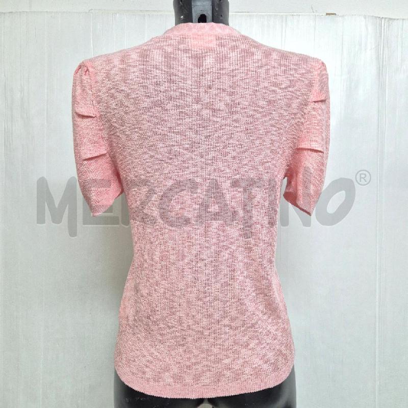 CARDIGAN DONNA ANONYME ROSA MELANGE MEZZA MANICA | Mercatino dell'Usato Cervia 4