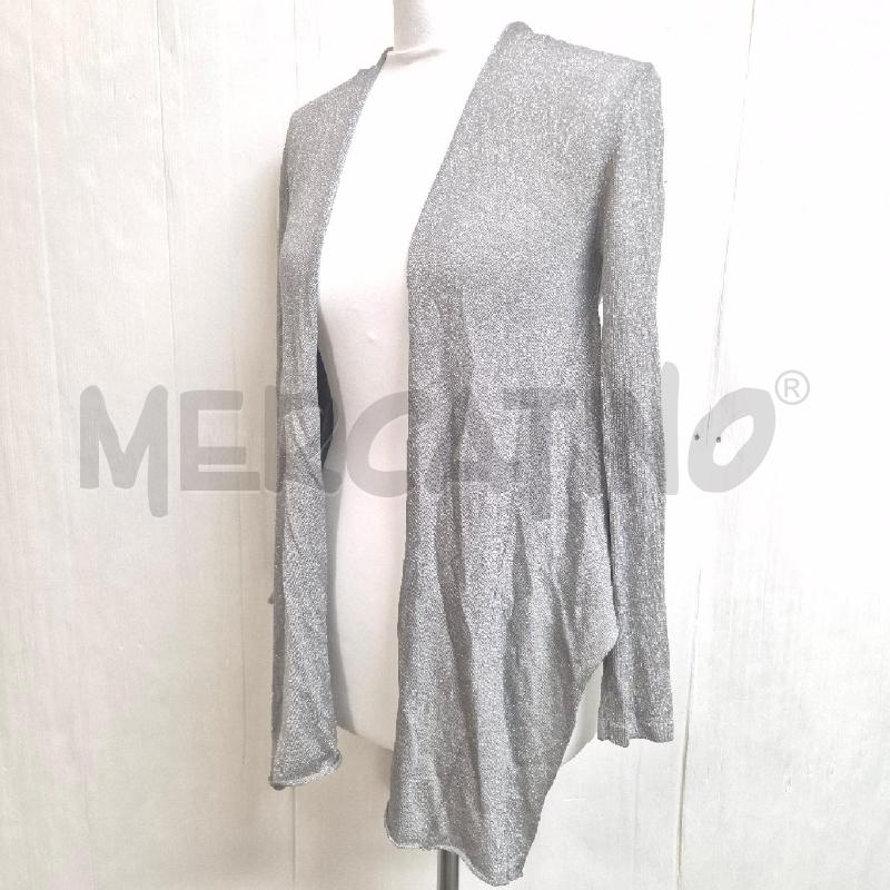 CARDIGAN DONNA LUISA SPAGNOLI GRIGIA LUREX | Mercatino dell'Usato Cervia 3
