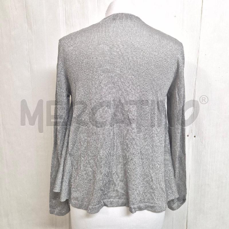CARDIGAN DONNA LUISA SPAGNOLI GRIGIA LUREX | Mercatino dell'Usato Cervia 4