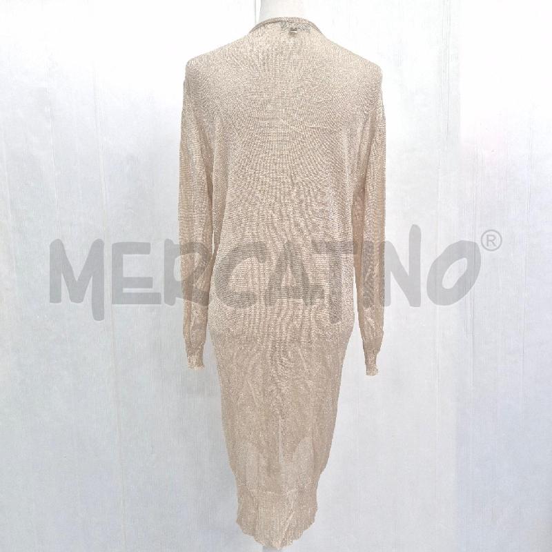 CARDIGAN DONNA LUNGO LUREX DORATO TWIN SET | Mercatino dell'Usato Cervia 3