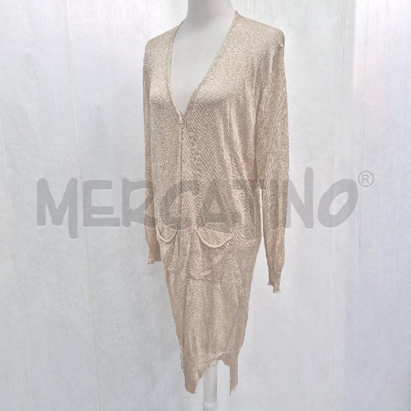 CARDIGAN DONNA LUNGO LUREX DORATO TWIN SET | Mercatino dell'Usato Cervia 4