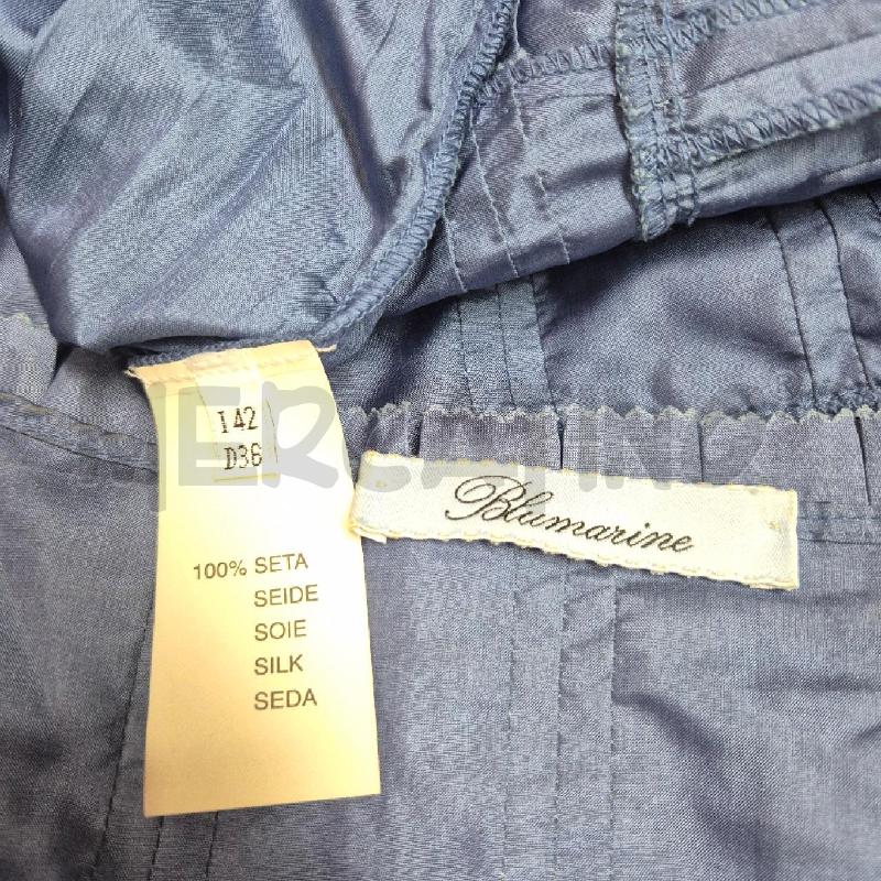 CASACCA DONNA BLUMARINE SETA CON FIORI AZZURRO/VIOLA | Mercatino dell'Usato Cervia 5