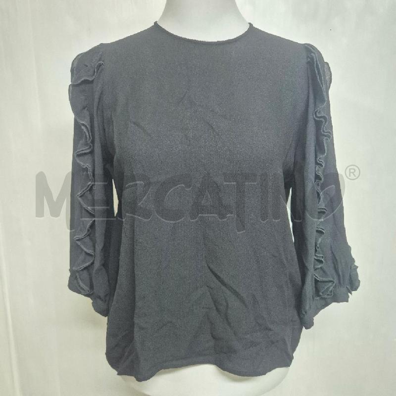 CASACCA DONNA DOUDOU NERA CON ROUCHES | Mercatino dell'Usato Cervia 1