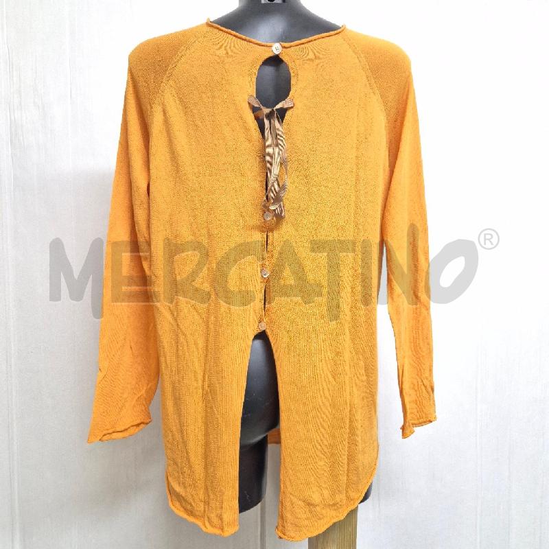 CASACCA DONNA FLOOR OCRA BOTTONI SULLA SCHIENA | Mercatino dell'Usato Cervia 4