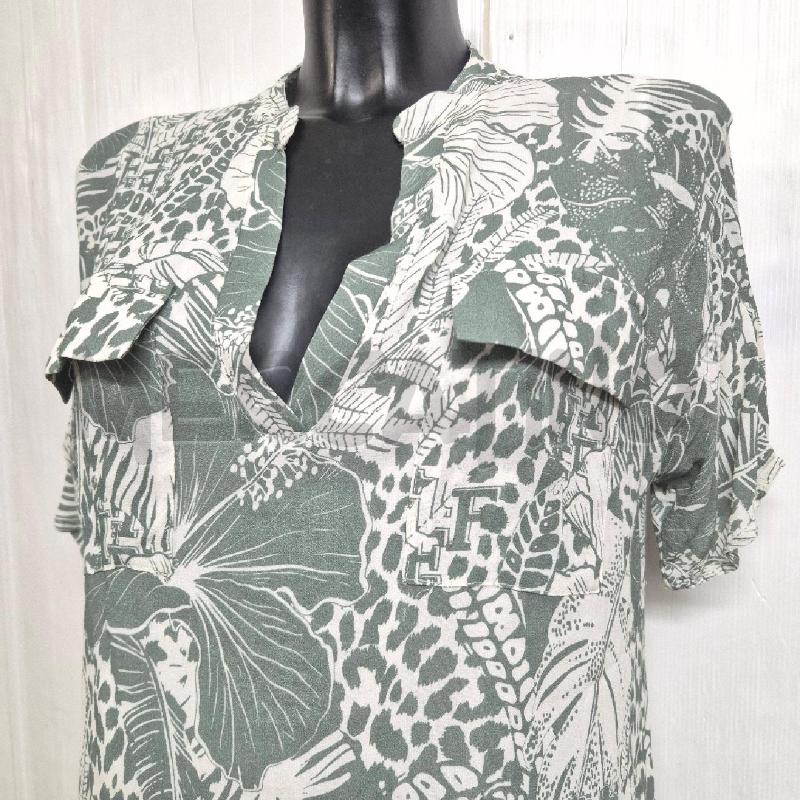 CASACCA DONNA FRACOMINA SALVIA BIANCA FLOREALE | Mercatino dell'Usato Cervia 2