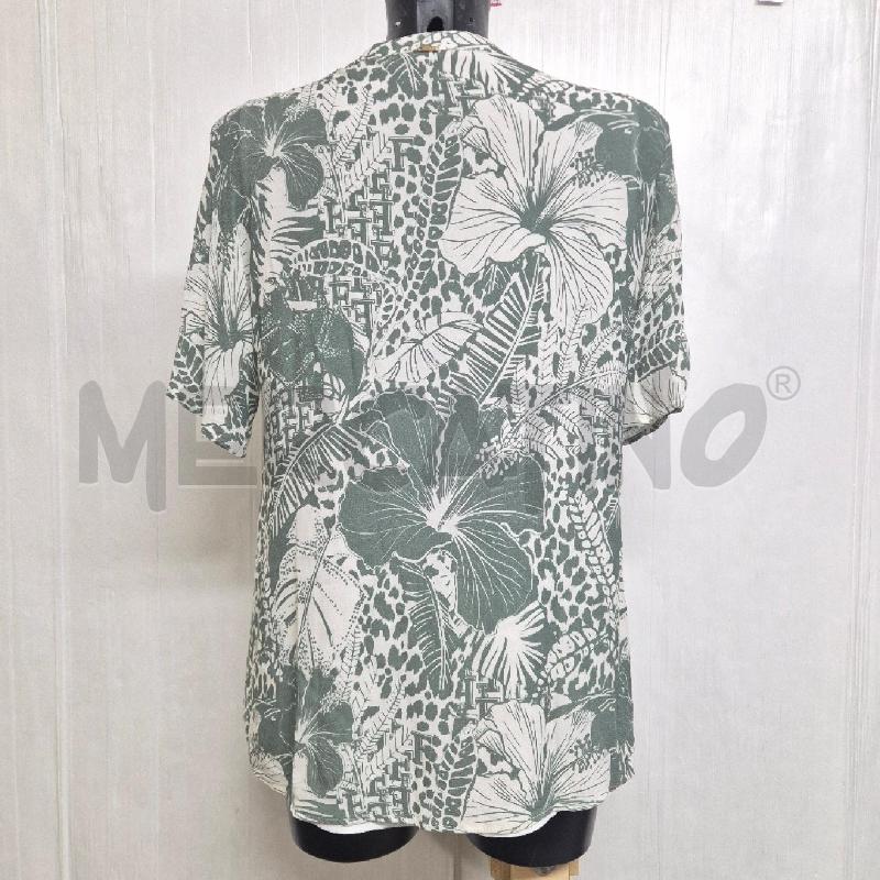 CASACCA DONNA FRACOMINA SALVIA BIANCA FLOREALE | Mercatino dell'Usato Cervia 4