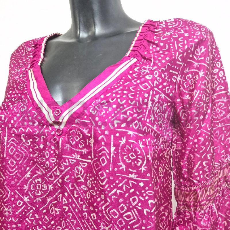 CASACCA DONNA LIUJO FUCSIA BIANCA SETA | Mercatino dell'Usato Cervia 2