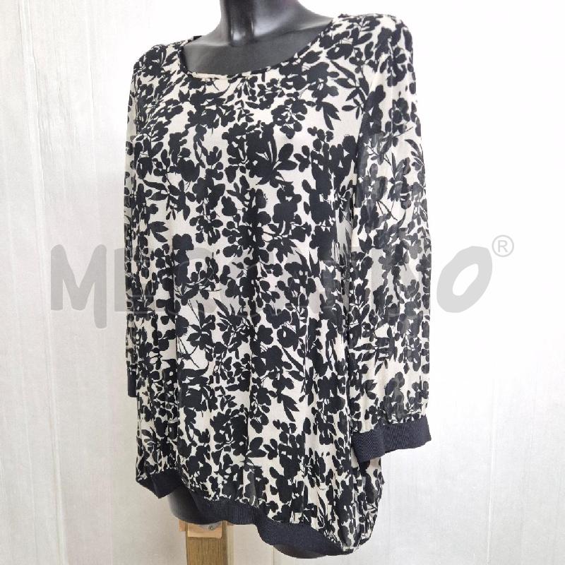 CASACCA DONNA LIVIANA CONTI GHIACCIO FIORI NERI | Mercatino dell'Usato Cervia 3