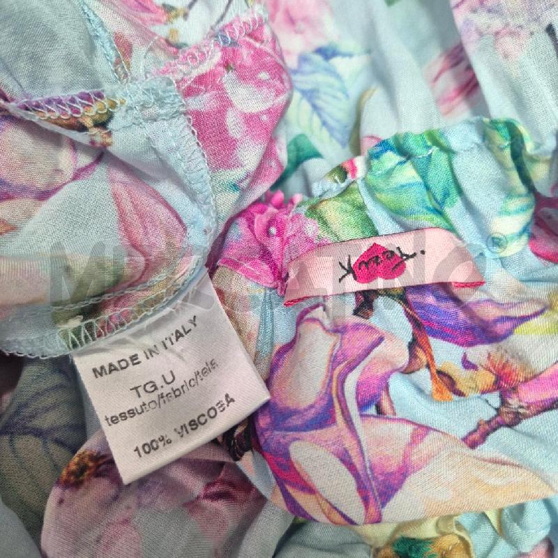 CASACCA DONNA TEZUK AZZURRO FIORI | Mercatino dell'Usato Cervia 5