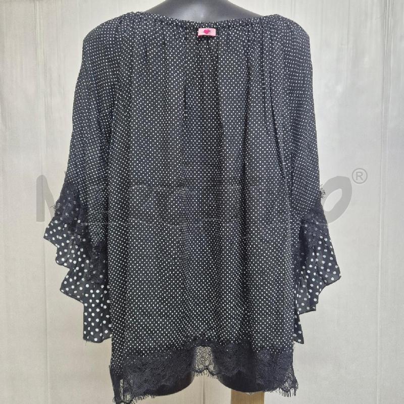 CASACCA DONNA TEZUK NERO POIS PIZZO | Mercatino dell'Usato Cervia 4