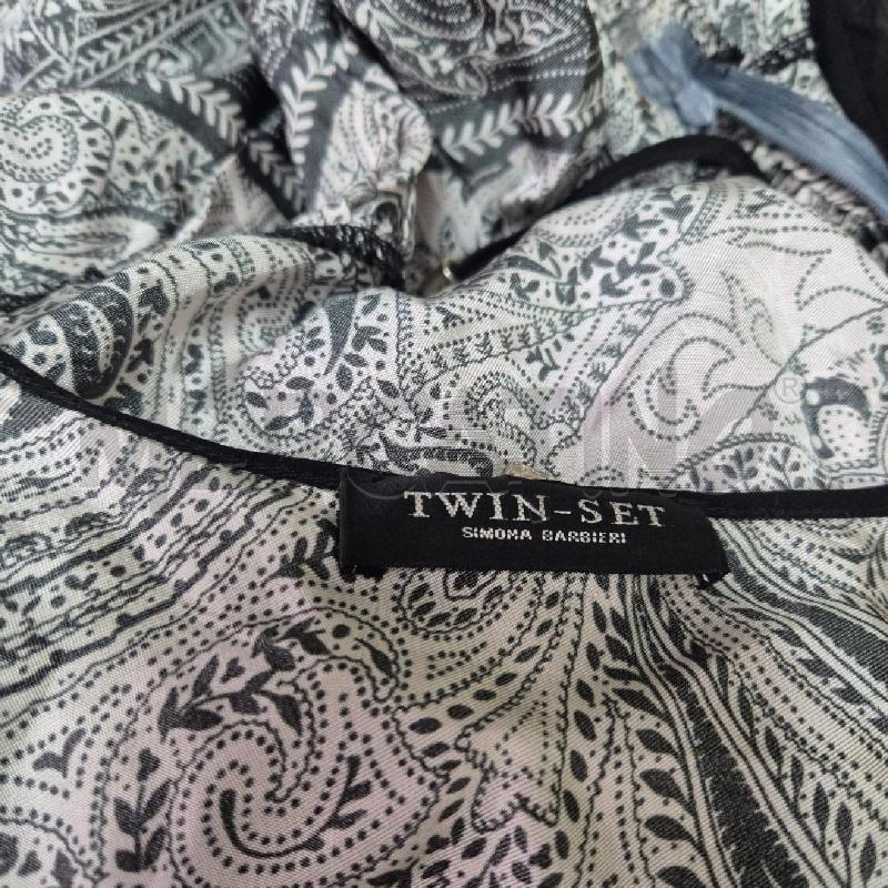 CASACCA DONNA TWIN SET BIANCO NERO  | Mercatino dell'Usato Cervia 5