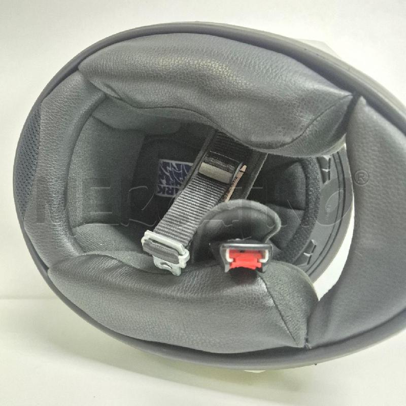 CASCO MOTO SHARK BIANCO FOGLIE BLU | Mercatino dell'Usato Cervia 5