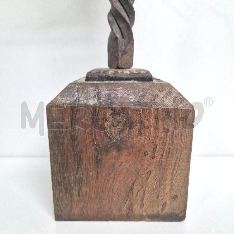CAVEJA IN METALLO BASE LEGNO | Mercatino dell'Usato Cervia 3
