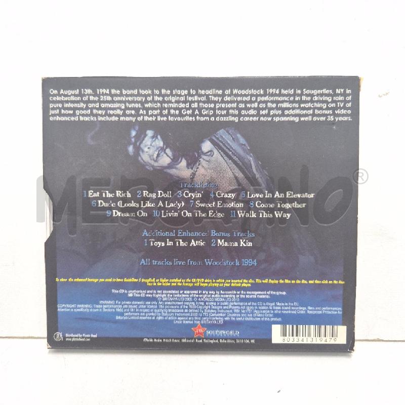 CD AEROSMITH LIVE ON AIR | Mercatino dell'Usato Cervia 2
