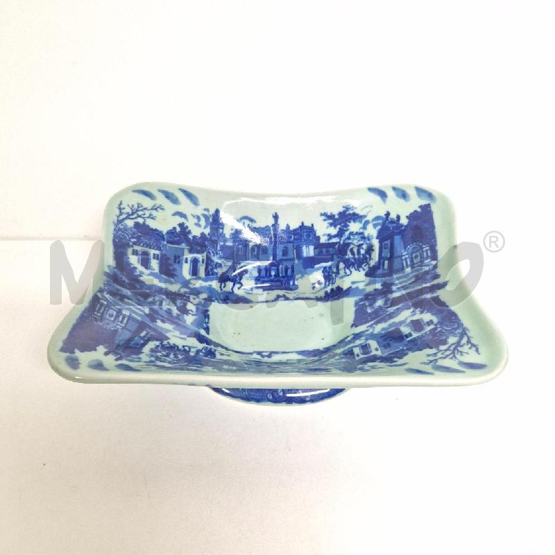 CENTROTAVOLA RETTANGOLARE BLU CREMA STILE DELFTS | Mercatino dell'Usato Cervia 1