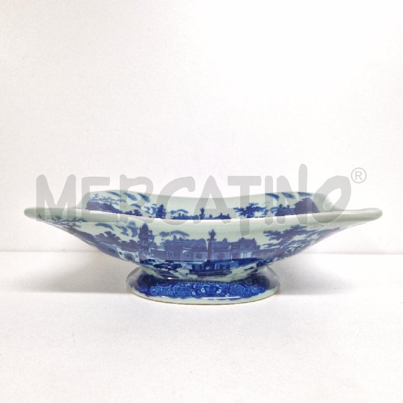 CENTROTAVOLA RETTANGOLARE BLU CREMA STILE DELFTS | Mercatino dell'Usato Cervia 2