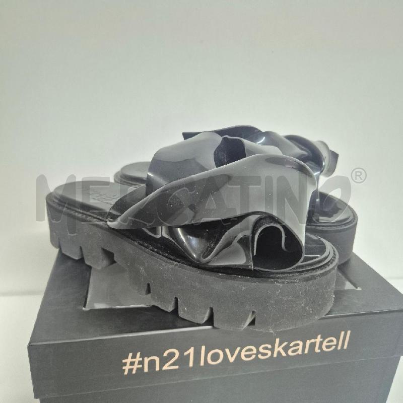 CIABATTE DONNA KARTELL KNOT N. 21 NERA | Mercatino dell'Usato Cervia 1