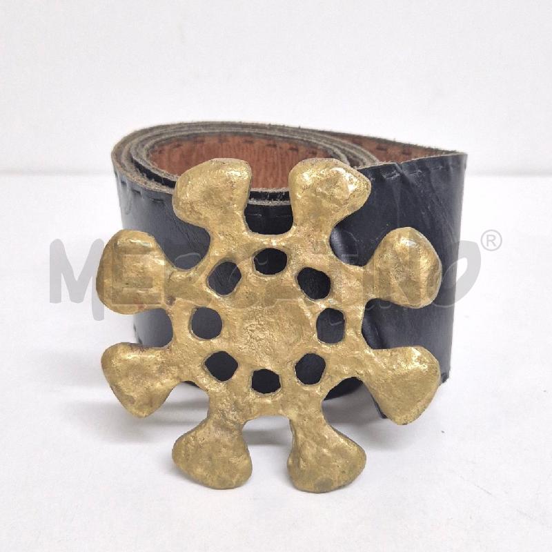 CINTURA DONNA LARGA FIBBIA OTTONE | Mercatino dell'Usato Cervia 1