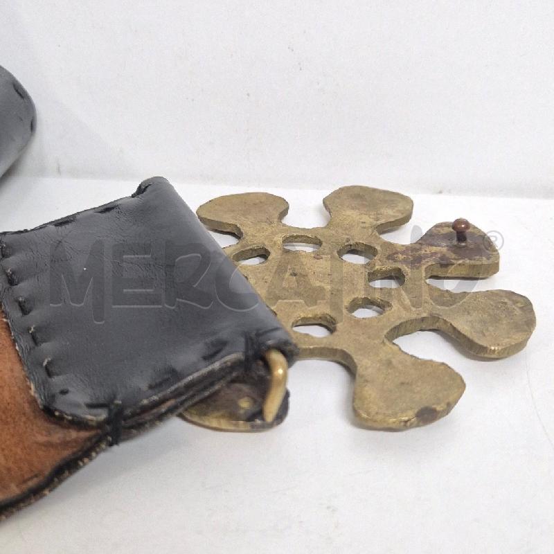 CINTURA DONNA LARGA FIBBIA OTTONE | Mercatino dell'Usato Cervia 3