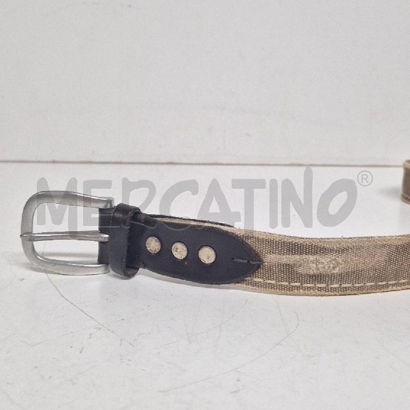 CINTURA UNISEX ORCIANI BEIGE STOFFA E PELLE | Mercatino dell'Usato Cervia 2
