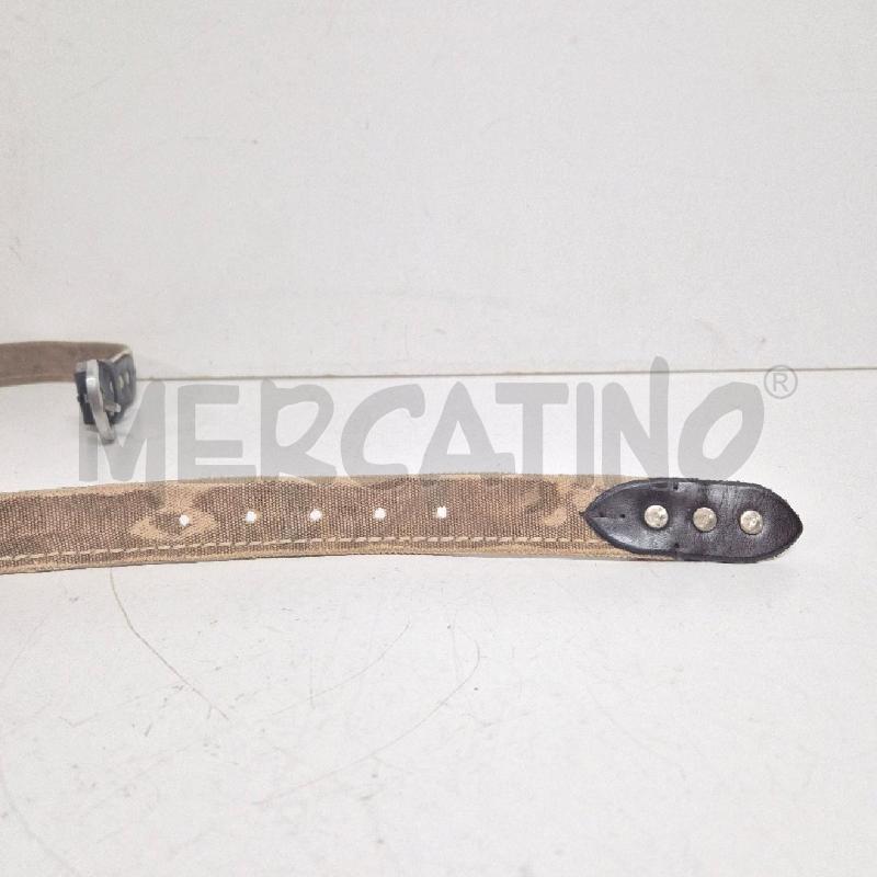 CINTURA UNISEX ORCIANI BEIGE STOFFA E PELLE | Mercatino dell'Usato Cervia 4