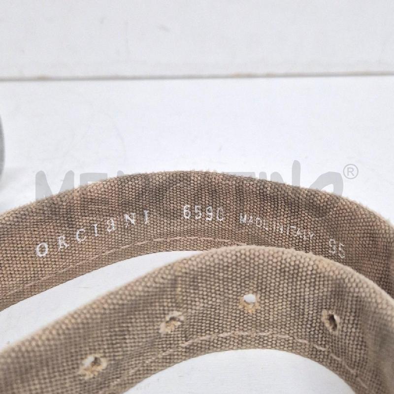 CINTURA UNISEX ORCIANI BEIGE STOFFA E PELLE | Mercatino dell'Usato Cervia 5