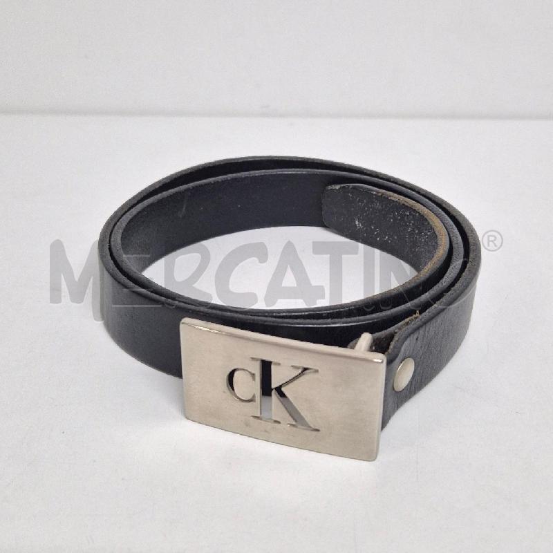 CINTURA UOMO CK CALVIN KLEIN NERA | Mercatino dell'Usato Cervia 1
