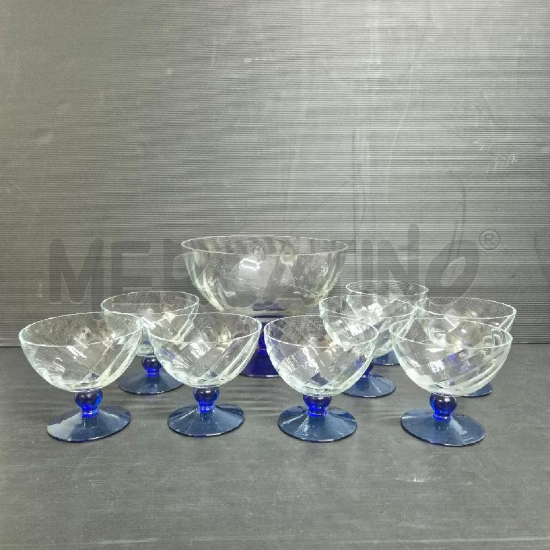 CIOTOLA MACEDONIA PIÙ 8 CIOTOLINE CRISTALLO BASE BLU | Mercatino dell'Usato Cervia 1