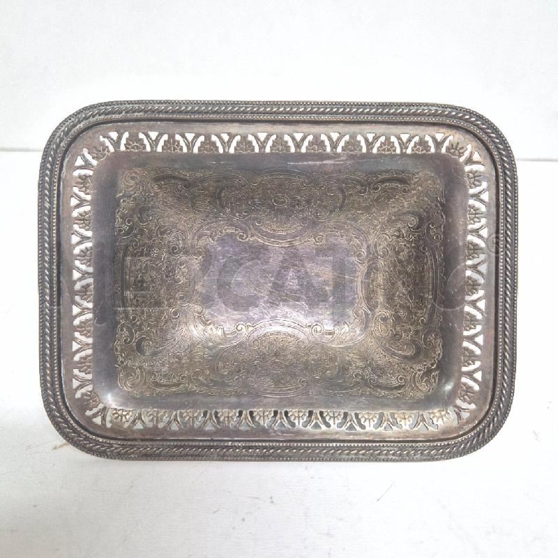 CIOTOLINA RETTANGOLARE BARKER HELLIS SILVER CO EP ON COPPER | Mercatino dell'Usato Cervia 2