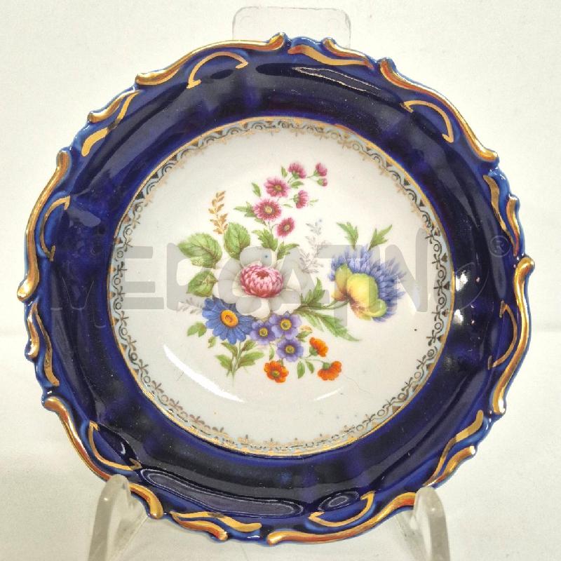 CIOTOLINA +6 PIATTINI BIANCO BLU FIORI CLUJ ROMANIA | Mercatino dell'Usato Cervia 4