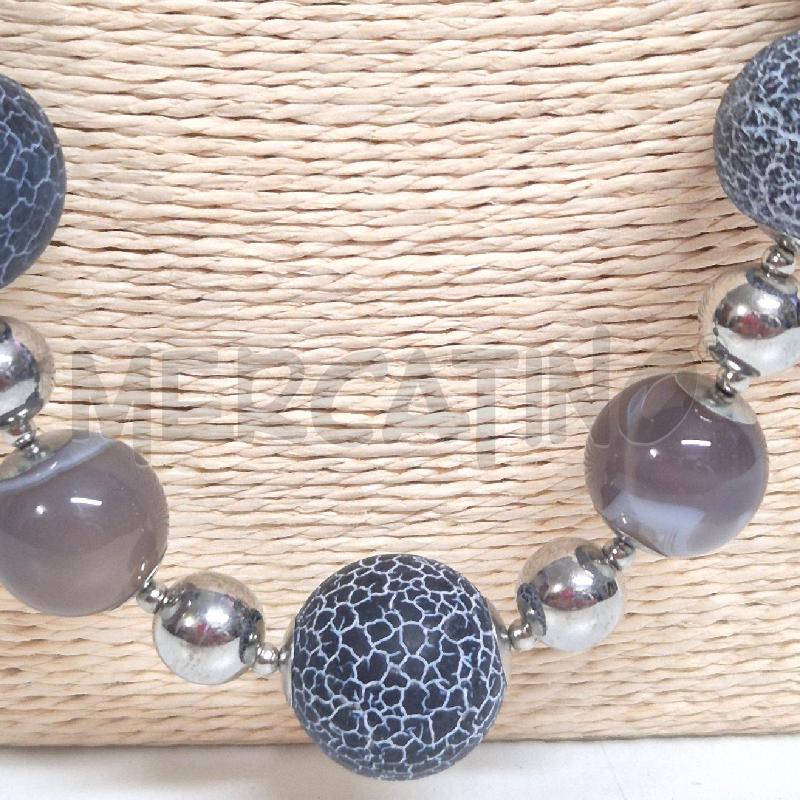 COLLANA AGATA E AGATA PELLE DI SERPENTE | Mercatino dell'Usato Cervia 2