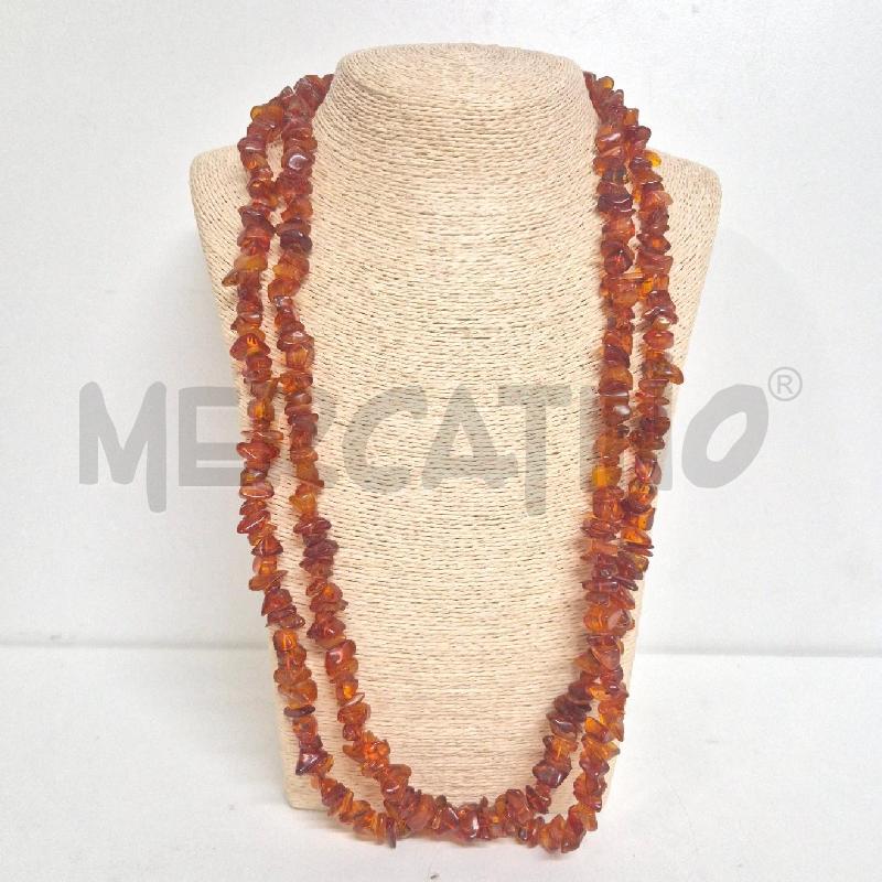 COLLANA AMBRA GREZZA SENZA CHIUSURA CM. 78 | Mercatino dell'Usato Cervia 1